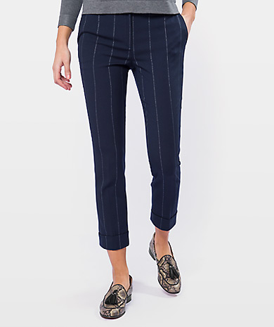 calça risca de giz
